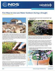 5 Ways to Reduce Water Usage
